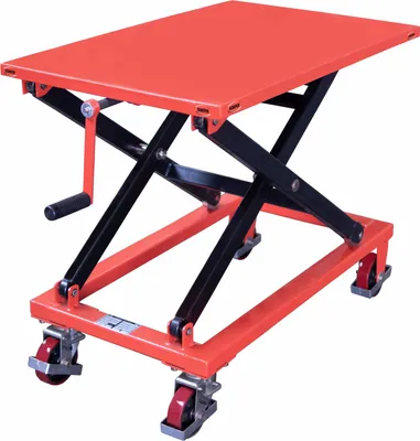 Produktbild von Schefer Scheren-Hubtischwagen mit Spindel Tragkraft 300kg