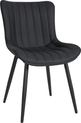 Produktbild von Stuhl HLO-CP102 Kunstleder  schwarz