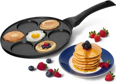 Produktbild von Pancakes Bratpfanne Pancake Pfannkuchen 3-fache Beschichtung Spiegeleier Oladji