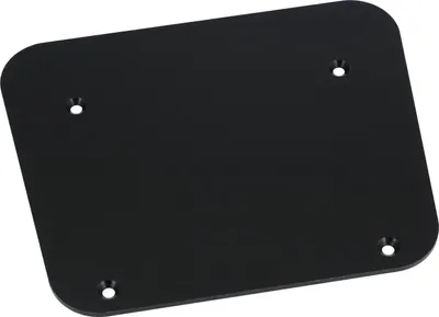 Produktbild von Startnummerntafel ABS, Schwarz