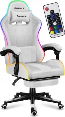 Image de HUZARO FORCE 4.7 RGB White GAMING CHAIR