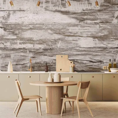 Produktbild von Vlies Fototapete - Shabby Chic Wood 100x70 cm Muster f-B-10039-a-a