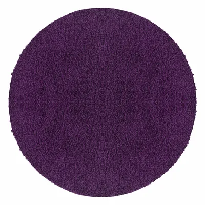 Immagine prodotto di Teppium Tappeto a Pelo Alto Shaggy Unito Moderno Morbido Soffice per Soggiorno Qualità Top Prezzo Vantaggioso, Dimensioni: 80 cm rotondo
