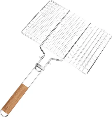 Produktbild von BBQ Drahtgeflecht Grillnetz Barbecue Grill Fisch Clip Outdoor Camping Werkzeug