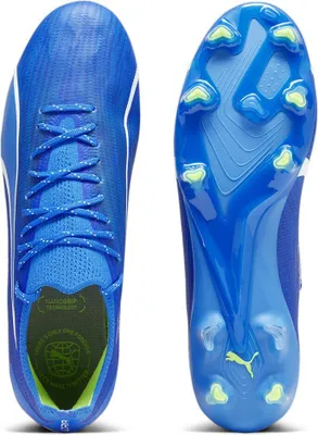 Produktbild von Puma ULTRA ULTIMATE FG/AG Fußballschuhe Herren blau pro grün Gr 41