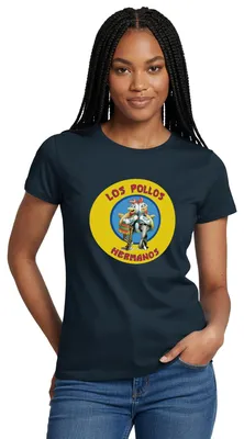 Produktbild von Spreadshirt Breaking Bad Los Pollos Hermanos Frauen T-Shirt, M, Navy