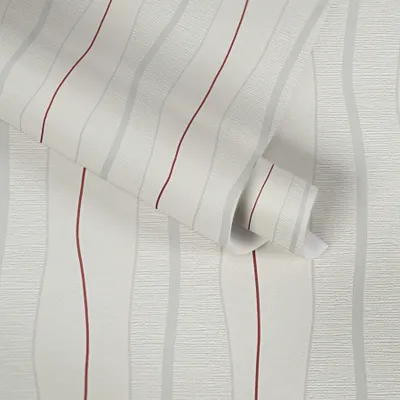 Produktbild von A.S. Creation | Avenzio 4 | 249531 | Vliestapete | Streifenoptik | 0.53 x 10.05 m | Creme | Wohnzimmer | Flur | Büro | Küche | Wohnräume