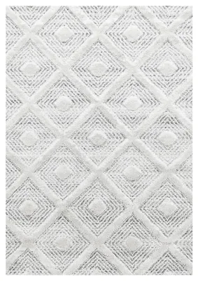 Obrázok produktu pre Carpetsale24 Koberec do Obývacího Pokoje 3D Optika Vysoký Nízký Efekt Skandinávský Boho Design Elegantní Hebký Shaggy, Velikost: 280x370 cm