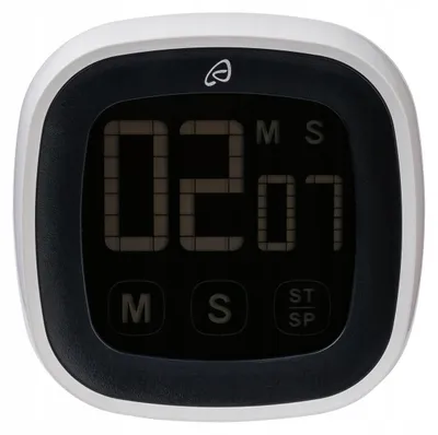 Produktbild von AURIOL® Digitaler Kurzzeitmesser, mit akustischem Alarm (weiß/schwarz) -