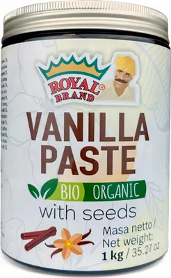 Immagine prodotto di Pasta di Vaniglia Naturale Biologica 1kg Concentrato di Bacche di Vaniglia Marca Reale