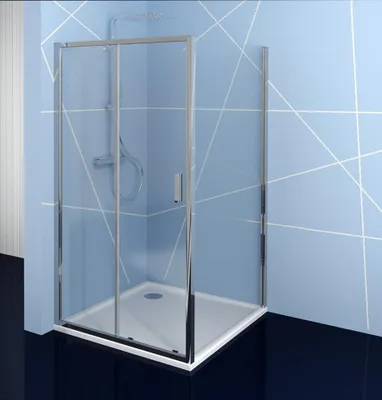 Produktbild von Polysan EASY Eckige Duschkabine 1000x1000mm L/R Variante