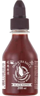 Produktbild von Flying Goose Sauce verschiedene Geschmäcker 200ml - Sriracha Black Pepper