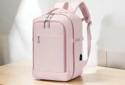 Produktbild von Famanu Reisrucksack für Laptop 15,6" - Rosa