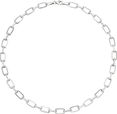 Produktbild von JOBO Collier Halskette 925 Sterling Silber 154 Zirkonia 45 cm Kette Silberkette