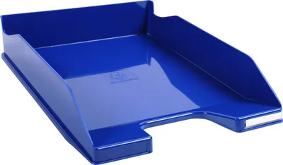 Image de Exacompta 6x Corbeille à courrier Combo Midi Iderama Bleu royal brillant 113203D