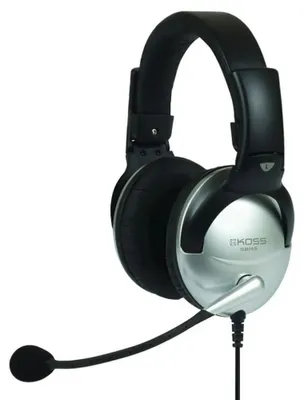 Produktbild von Koss SB45, Kabelgebunden, 18 - 20000 Hz, Anrufe/Musik, Kopfhörer, Schwarz, Silber