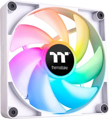 Zdjęcie produktu dla Thermaltake CT120 ARGB Sync PC Cooling Fan White 2 Pack