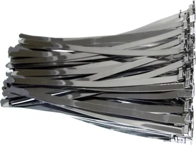 Produktbild von 100 x Vorgefertigte Edelstahl 304SS Schlauchbandschelle Edelstahlschellen L280mm