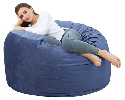 Image de Pouf, mousse à mémoire de forme très élastique, revêtement en velours néerlandais, son