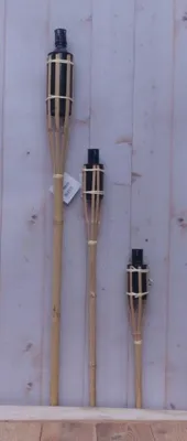 Produktbild von Gartenfackel aus Bambus, 100 cm hoch, 1 Stück