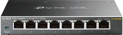 Produktbild von TP-Link 8-Port-Gigabit-Unmanaged Pro Switch, Managed, L2, Gigabit Ethernet (10/100/1000)