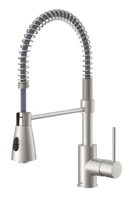 Produktbild von Lenz KALANI² Küchenarmatur Edelstahl-  Profi-Pendelbrause, 2 Strahlarten, EasyFix, Anti-Fingerabdruck 46070311