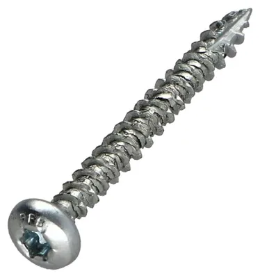 Produktbild von Spanplattenschrauben TEKOR Rundkopf T20 4,5 x 50 Gesamtgewinde cut Bohrspitze mit Typ 17 Spitze Verzinkt