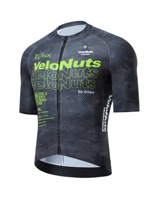 Imagen del producto de Camiseta de ciclismo VeloNuts para hombre, manga corta, transpirable, de secado rápido. Camiseta de ciclismo de verano, ideal para bicicleta de carretera y MTB, color , talla L (UE)