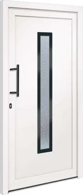 Immagine prodotto di vidaXL Porta d'ingresso bianca 108x208 cm PVC
