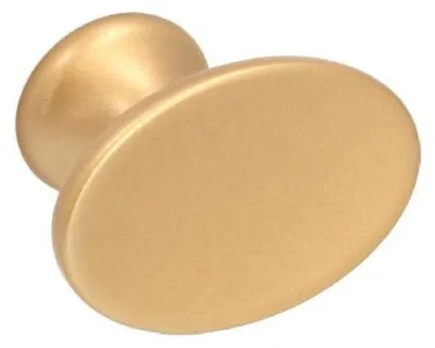 Image de Bouton pour meubles en zamac Diamètre 42mm x 27 Alucover laiton Lot de 25
