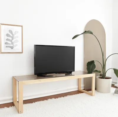 Productafbeelding van Skye Decor, Via - Natuurlijk, TV-tafel, Natuurlijk, 100% massief grenenhout, 130 x 40 x 40 cm