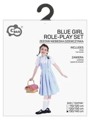 Obrázok produktu pre Detský outfit, modrá, dievča, veľkosť 130/140 cm - Godan
