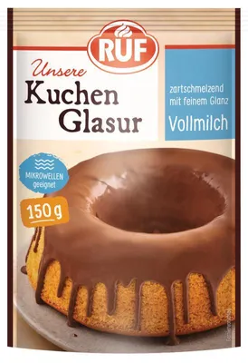 Produktbild von RUF Glasur Vollmilch 150 g