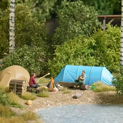 Produktbild von Busch A-set: Wildcamping H0 79823