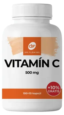 Obrázok produktu pre Vitamín C 500mg - 110 kapsúl - Dr. Fleming