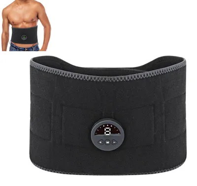 Produktbild von EMS Bauchmuskeltrainer elektrisch,EMS Trainingsgerät,Power abs Stimulator Stimulateur musculaire USB Wiederaufladbar Avec 6 Modes et 19 intensites