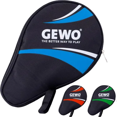 Produktbild von GEWO Tischtennisschläger Hülle Master mit Ballfach – Tischtennisschlägerhülle, 30 cm, blau