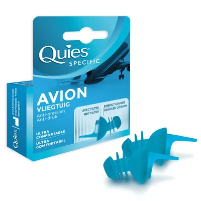 Produktbild von Quies 2388480, Wiederverwendbarer Ohrstöpsel, Blau, Box, 2 Stück(e)