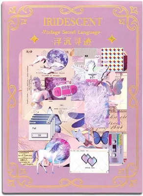 Zdjęcie produktu dla Zestaw naklejek do scrapbookingu, 20 arkuszy, przezroczyste, wodoodporne, idealne do kreatywnych projektów