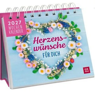 Produktbild von Mini-Wochenkalender 2027: Herzenswünsche für dich