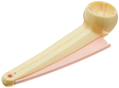 Productafbeelding van Zenker Makronator, diameter 3 cm, CANDY. Kunststof vorm voor macarons, deegverspreider voor macarons, koekjesvormer (kleur: crème/roze)