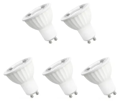 Produktbild von Spectrum GU10 LED Spot Lampe 6W 410lm 3000K Warmweiß 230V 5 Stück