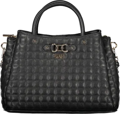 Produktbild von Schicke Schwarze Damenhandtasche mit abnehmbarem Schultergurt