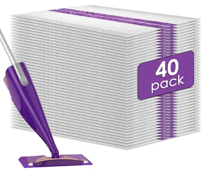 Productafbeelding van Set van 40 Wegwerp Mop Pad Navullingen voor Grondreiniging
