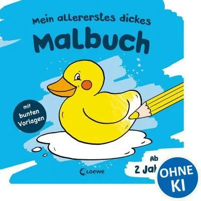 Immagine prodotto di Mein allererstes dickes Malbuch (Badeente)