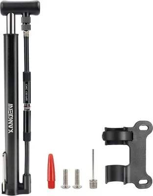 Image de Pompe compacte pour pneus de vélo, manuelle, 120 psi, Presta/Schrader