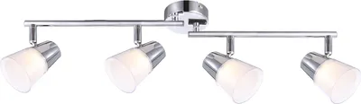 Produktbild von Globo Tieka Deckenleuchte Chrom, 4xLED; 56185-4