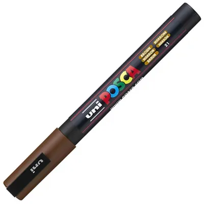 Obrázek produktu pro Posca unikátní popisovač PC-3M 0,9-1,3 mm hnědý