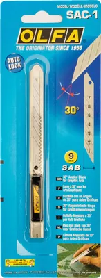 Produktbild von OLFA Cuttermesser SAC-1 für Grafiker, mit 30° Edelstahl-Klinge