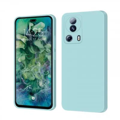 Produktbild von Liquid Silikon Hülle für Xiaomi - Farbe: Hellblau - Modellkompatibilität: Für Xiaomi 13 Lite 5G